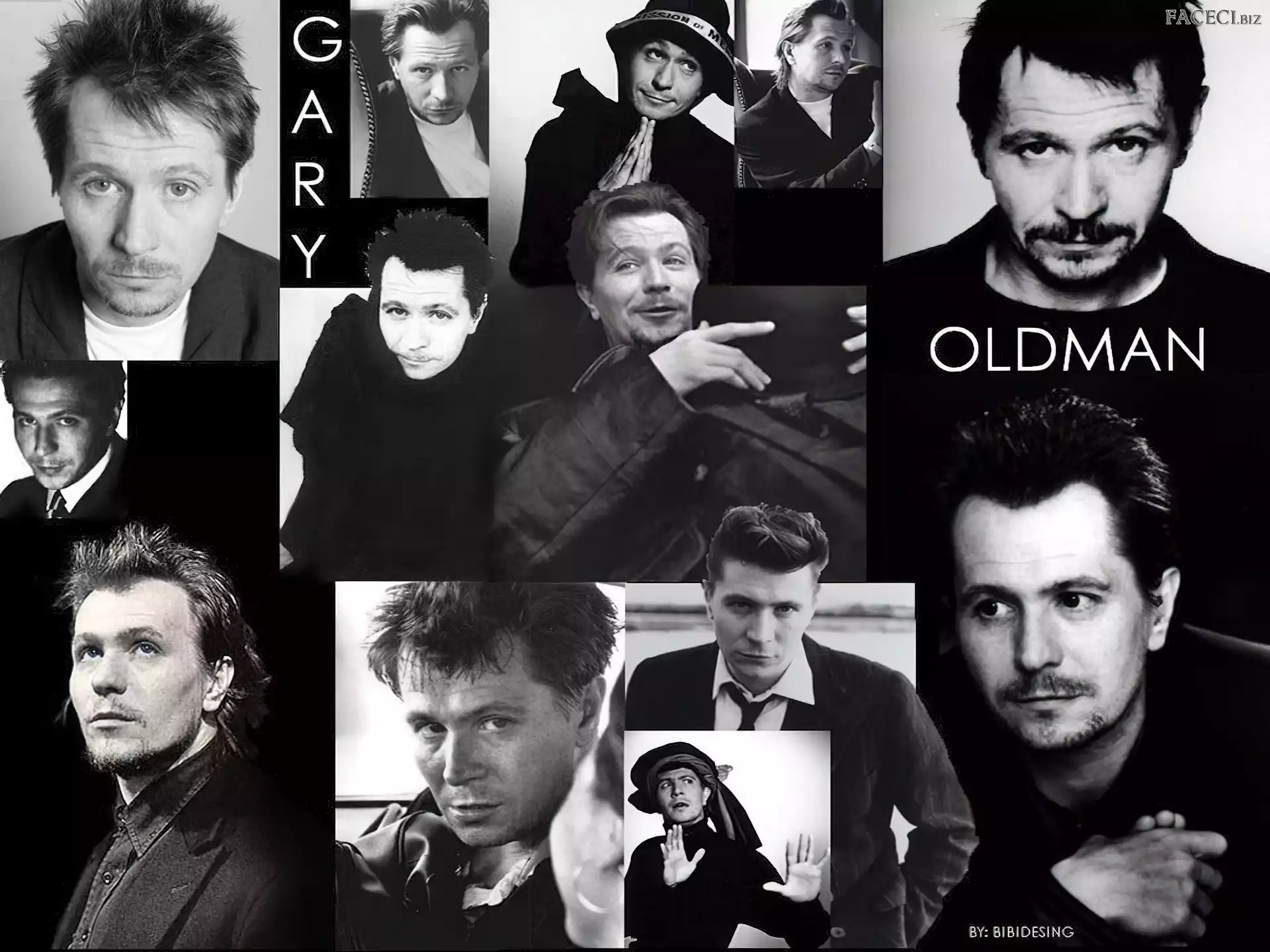 czapka, Gary Oldman, ciemny strój