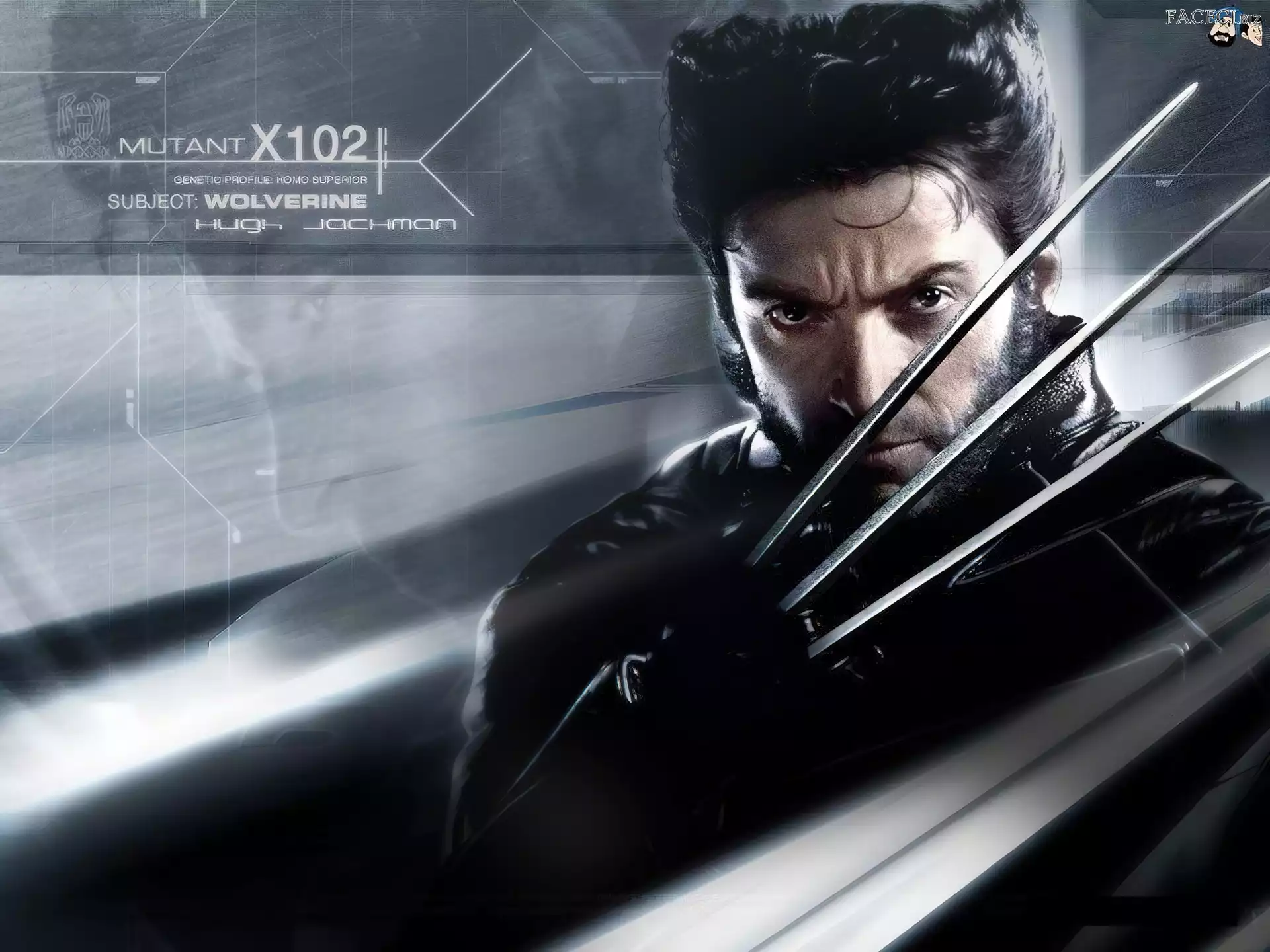 Hugh Jackman, ciemne włosy